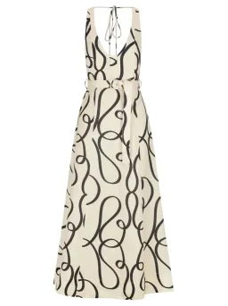 Shona Joy Cecelia Plunged Dress Print Size 8 for rent on The Volte - image 7