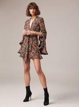 Outline Dress – Black Rose C/MEO Collective for rent on The Volte - image 3
