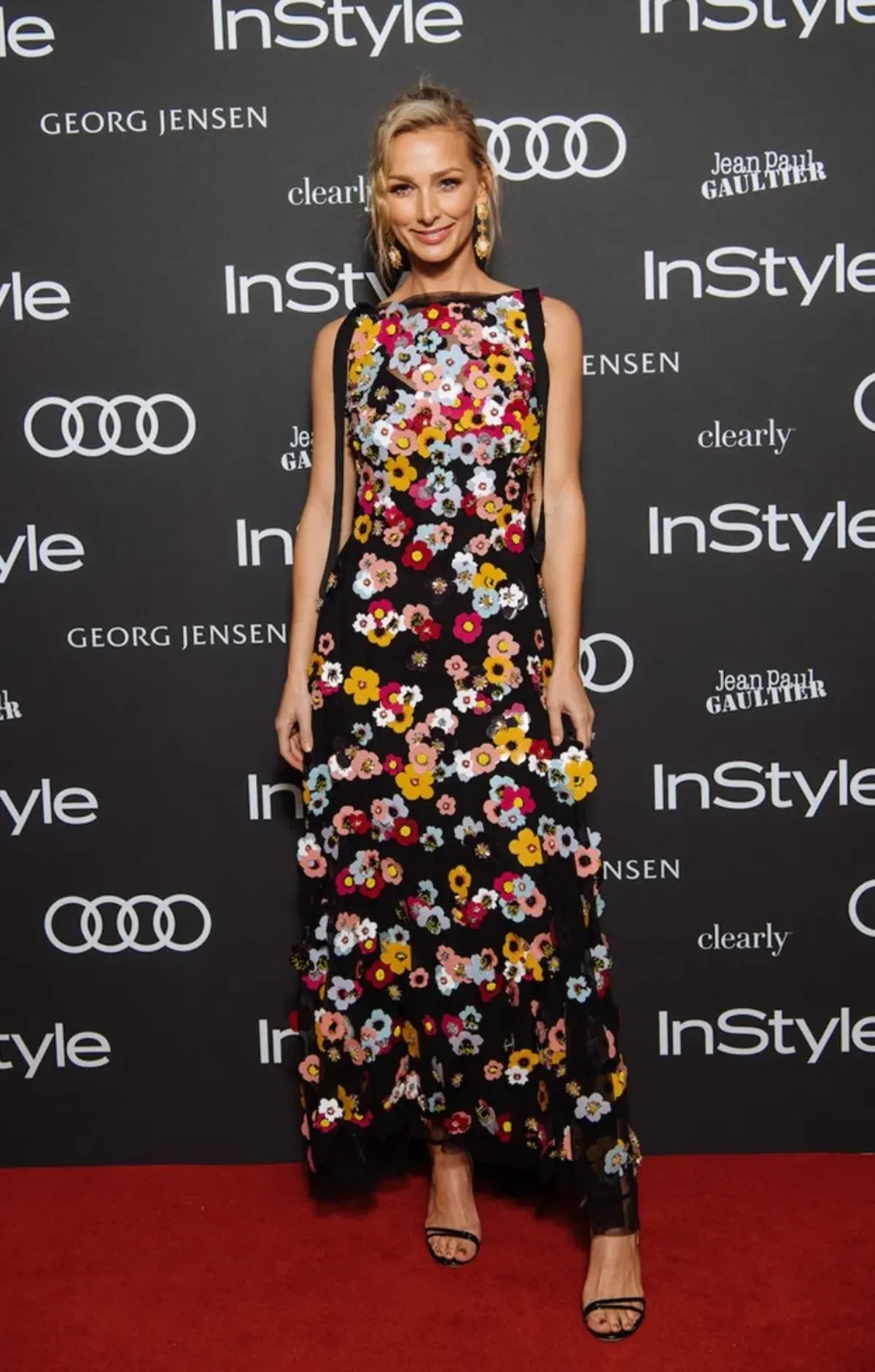 Rachel Gilbert Lolo Applique Floral Gown - Image 2