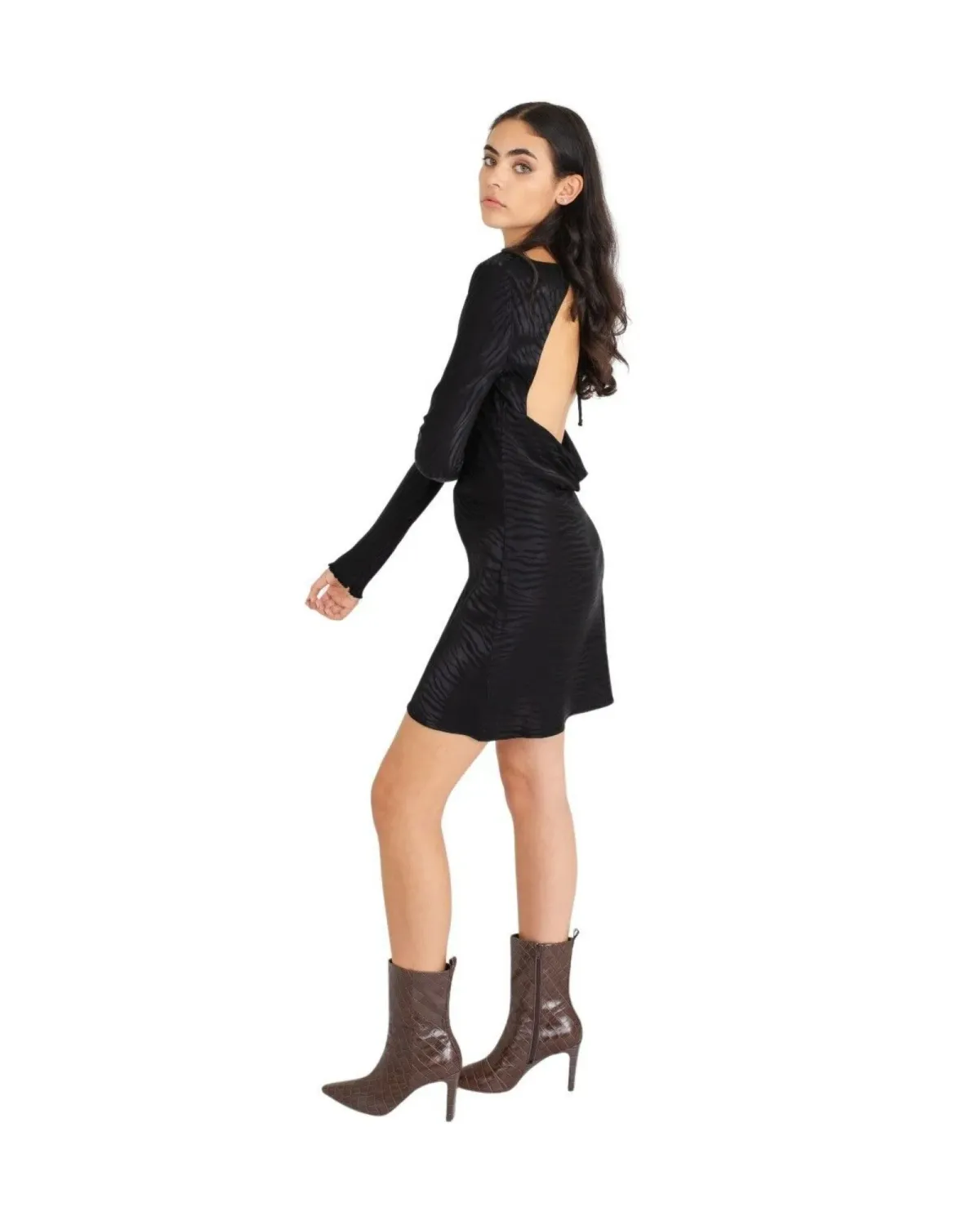 Bec & Bridge The Kat Mini Dress Black Size AU 8 - Image 2