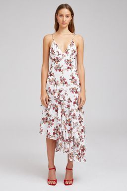 KEEPSAKE Serenity Midi Dress Porcelain Vine for rent on The Volte - image 1