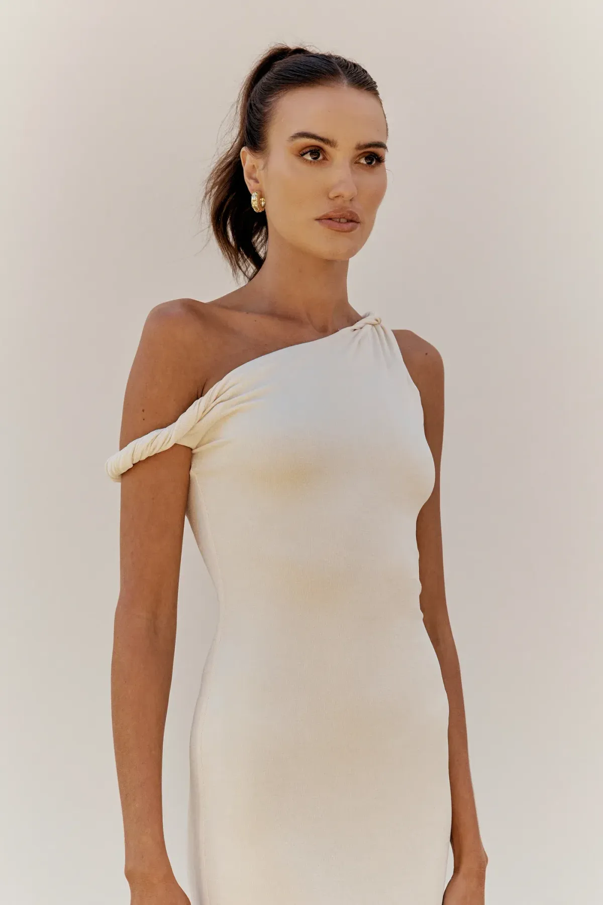 Johansen The Long Poppy Maxi Dress Cream Size M/Au 10 - Image 3