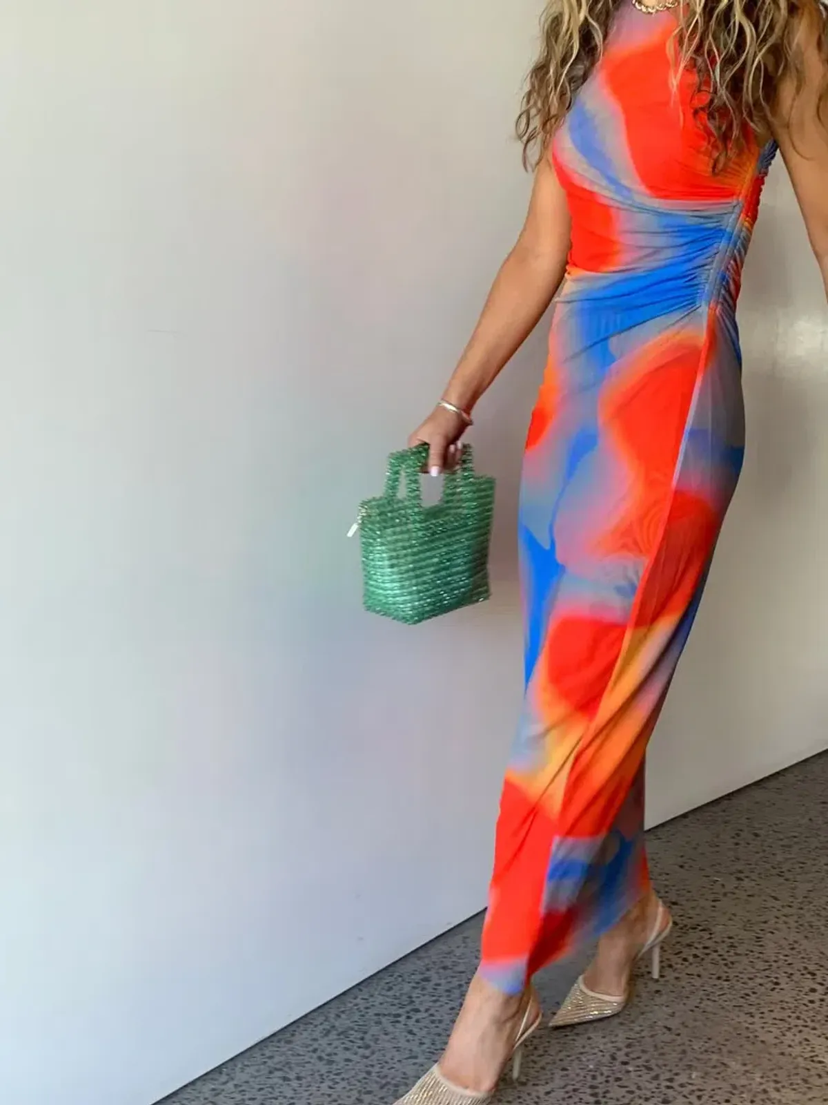 Scanlan Theordore Italian WatercolouR Dress Print Size 10 - Image 7