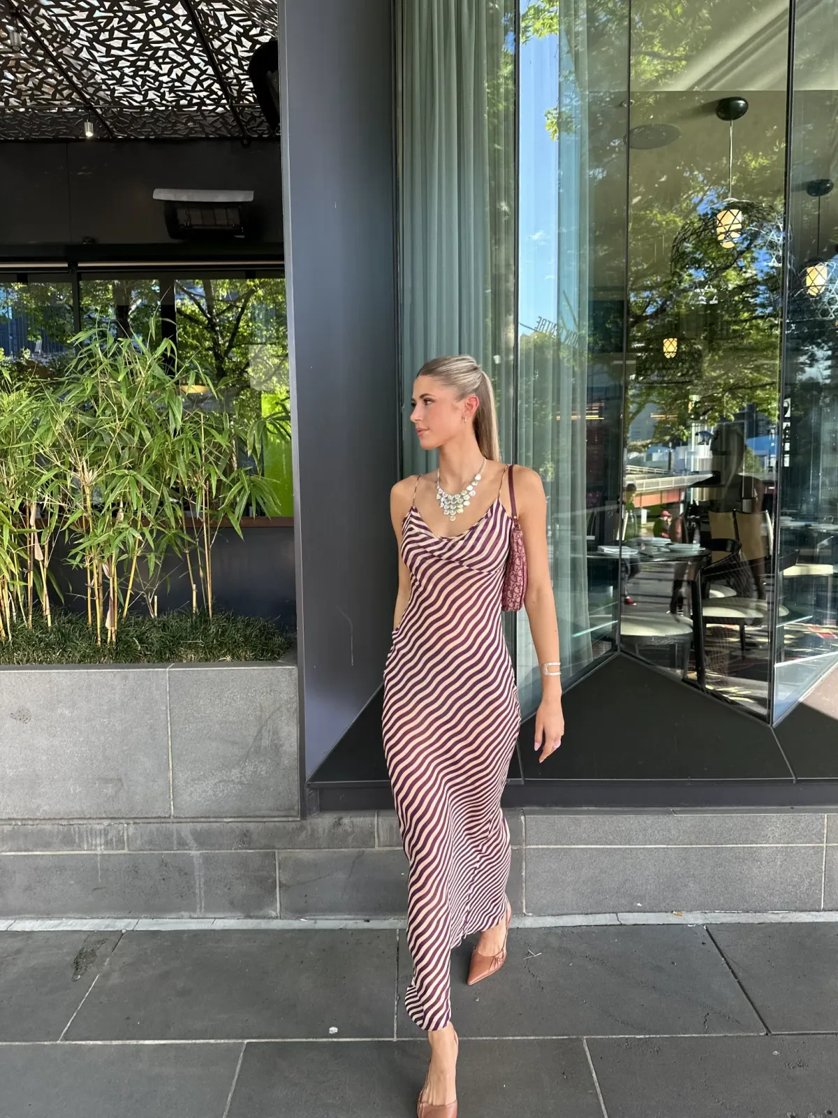 Rat & Boa Assisi Maxi Dress Print Size S / AU 8 - Image 2