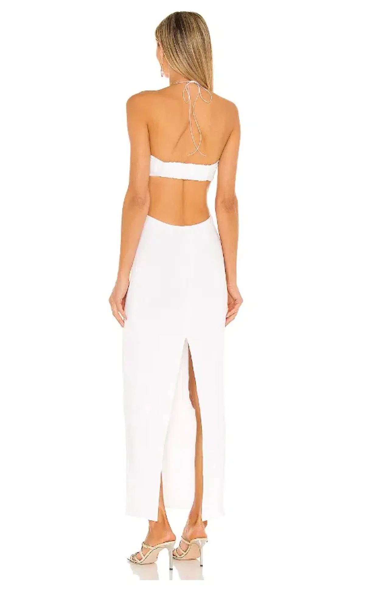 Natalie Rolt Willow Midi Dress in White Size 1 / AU 8 - Image 2