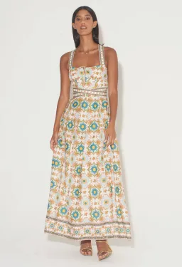 Hansen & Gretel Tulsa Mosaic Maxi Dress Print Size 8 for rent on The Volte - image 1