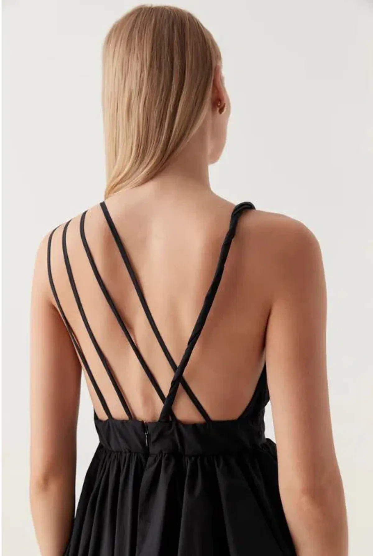 Aje Eliza Asymmetric Dress Black Size 6 - Image 3