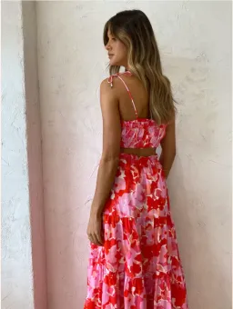 Steele Layla Top & Flora Skirt Set in Camellia Size 8 for rent on The Volte - image 3