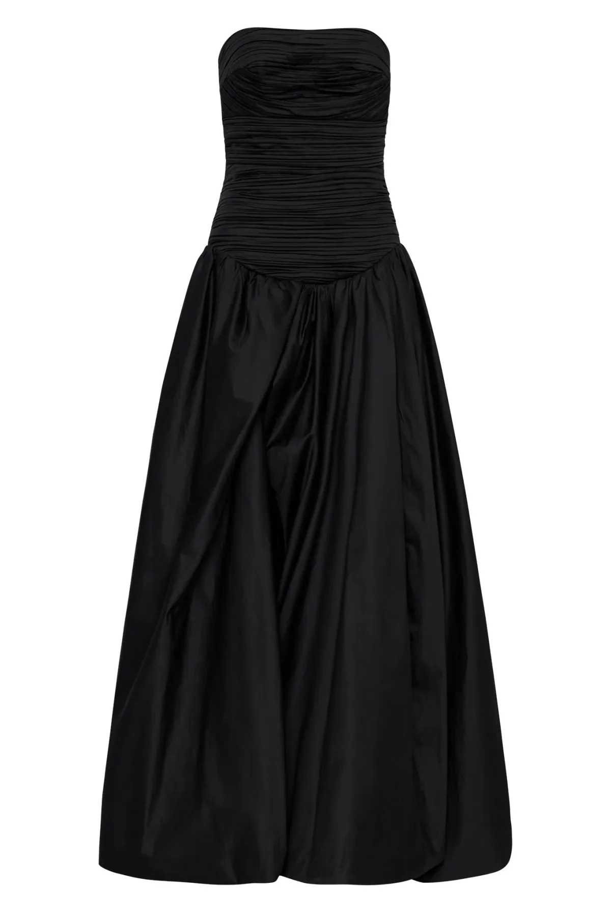 Aje Violette Bubble Hem Maxi Dress Black Size 6 - Image 4