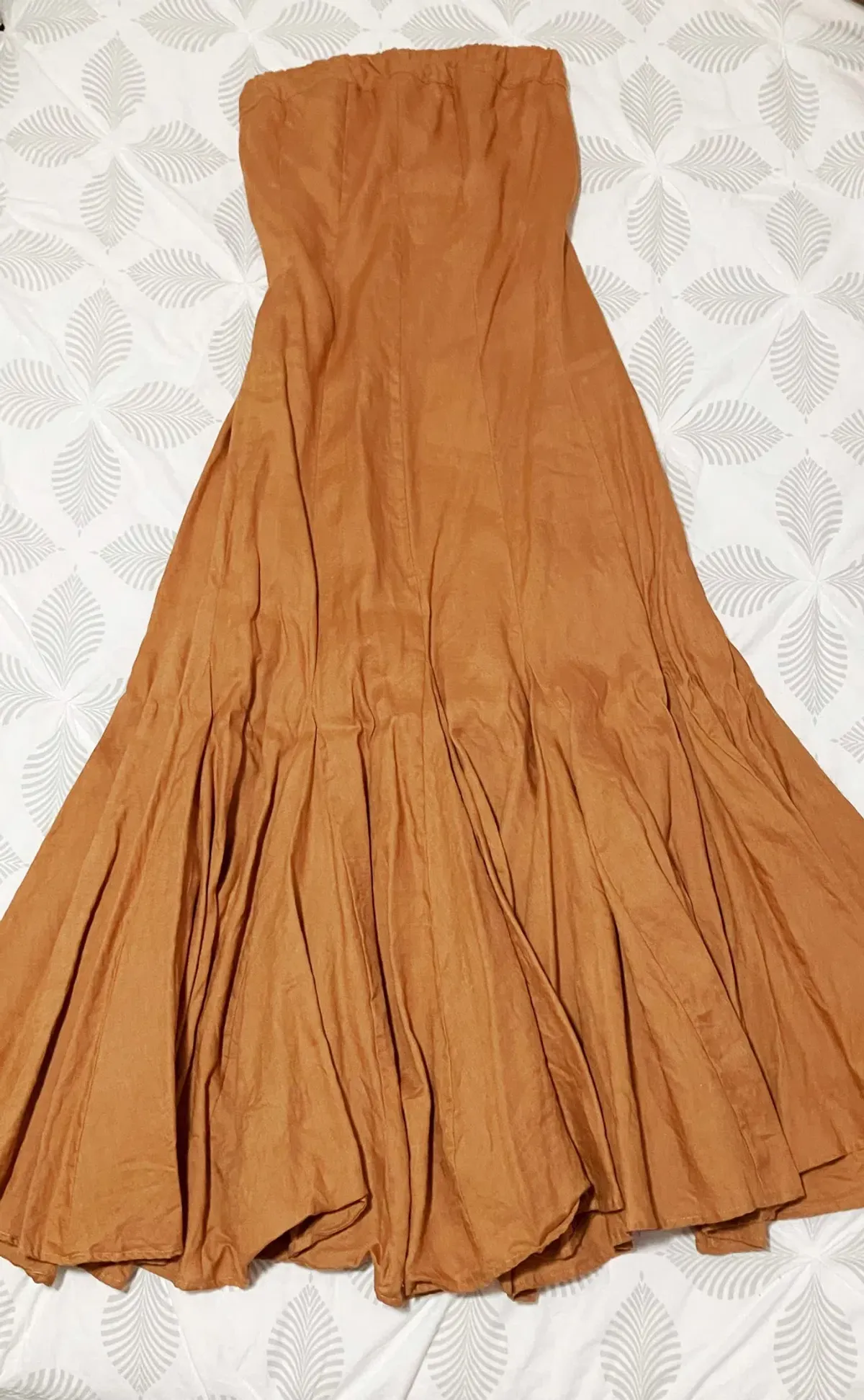 DISSH Rocky Strapless Maxi Dress Tangerine Size 8 - Image 4