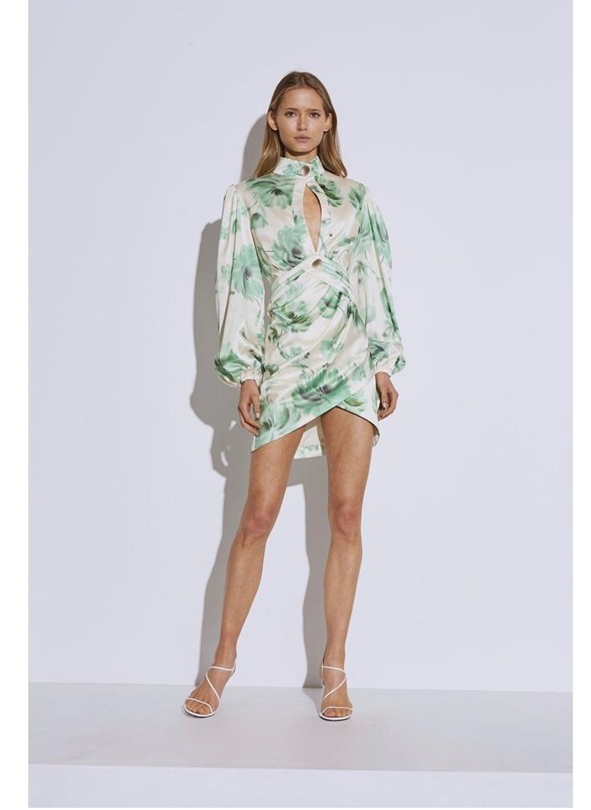 C/Meo collective renew dress cream washed floral size 8 - Image 1