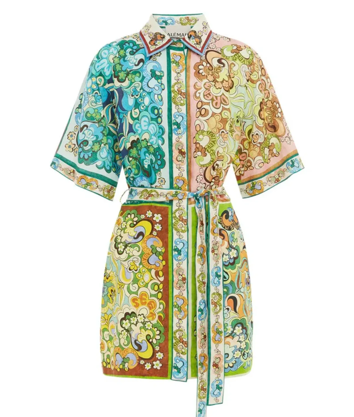 Alémais Dreamer Mini Dress Multi Size 6 - Image 4