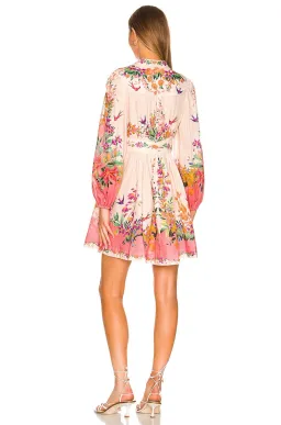 Zimmerman Tropicana Plunge Mini Dress Floral Size 1/AU 10 for rent on The Volte - image 2