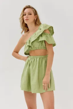 Sovere Studio Promise Reversible Mini Dress Apple Size S/Au 8 for rent on The Volte - image 3