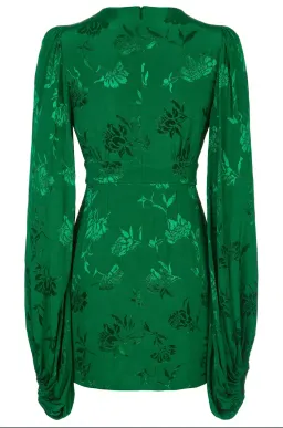Rat & Boa Isabella Mini Dress In Green Size XS for rent on The Volte - image 3