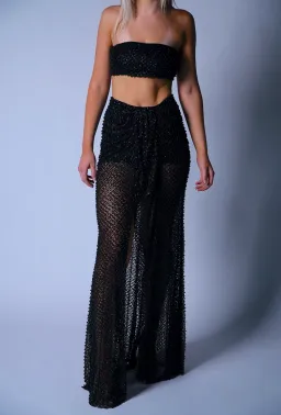 Alamour The Label Ainsley Black Set Size XS/Au 6 for rent on The Volte - image 3