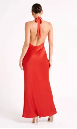 Meshki  Marvelle Maxi Dress Orange Size 8  for rent on The Volte - image 2