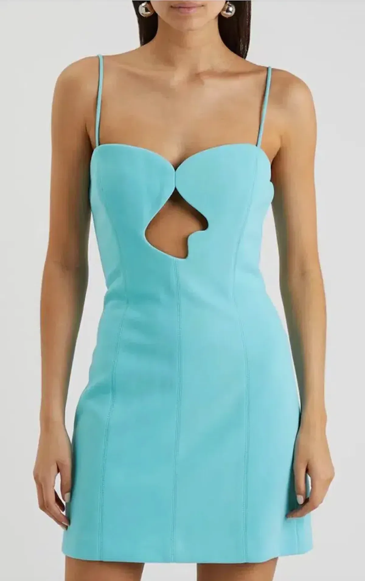 MISHA Brixton Mini Dress Blue Size 10 - Image 3