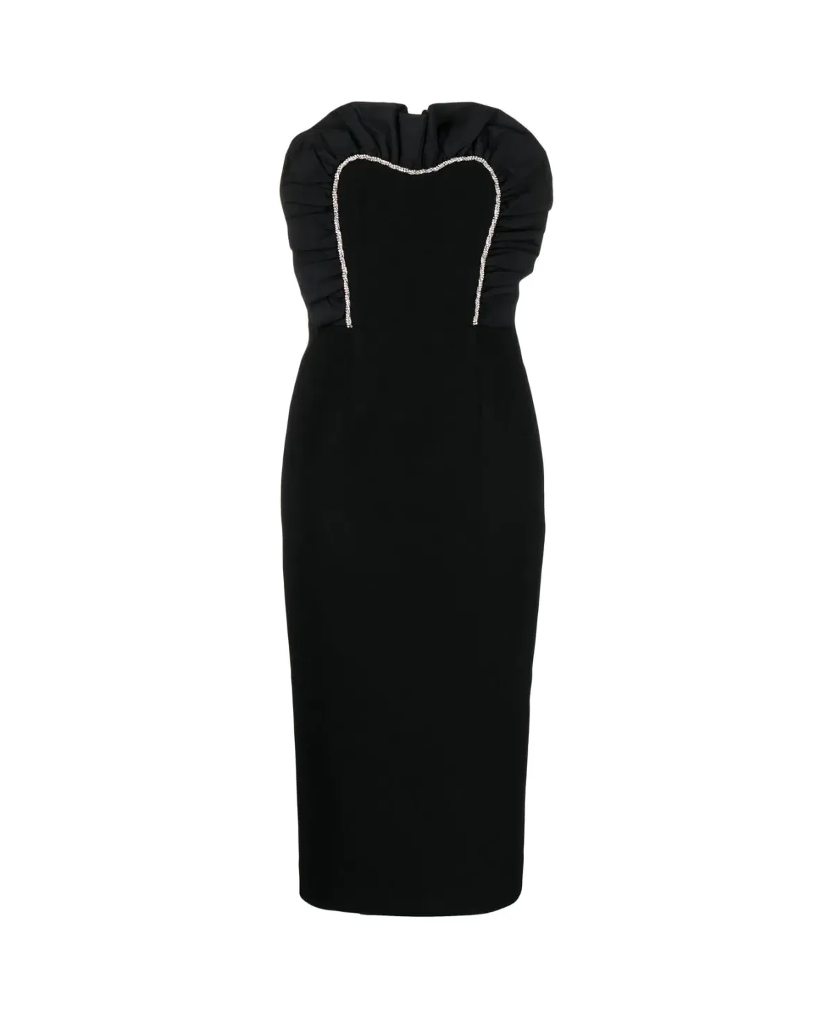 Rebecca Vallance Katie Strapless Midi Dress Black Size 10 - Image 3