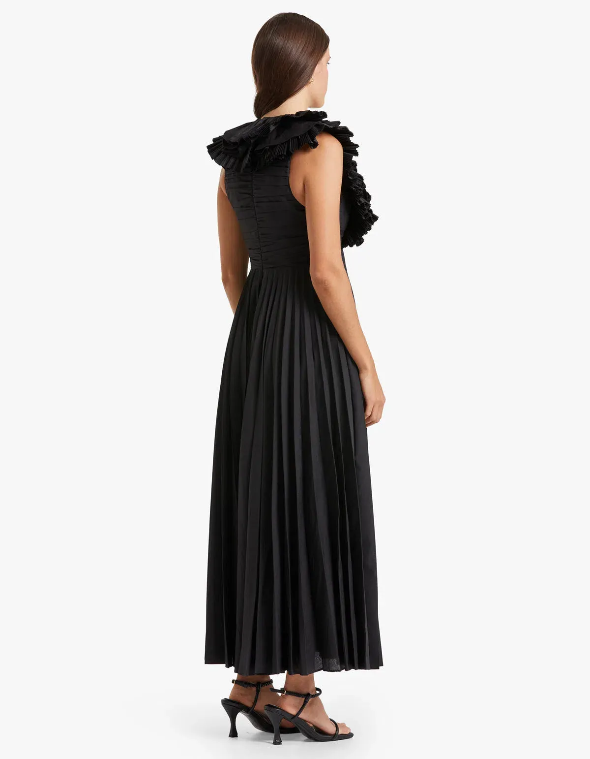 Acler Elsher Maxi Dress Black Size 8  - Image 4