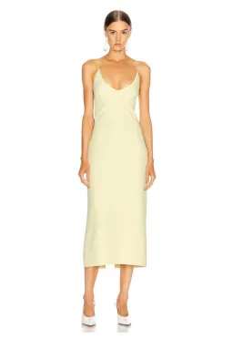 Dion Lee Floating Coil Slip Dress Yellow Size 8 for rent on The Volte - image 1