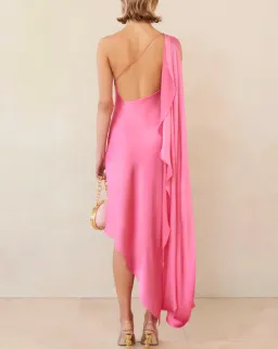 Cult Gaia Trysta Dress Rosado Pink Size S / AU 8 for rent on The Volte - image 3