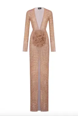 Santa Brands Sparkle Flower Maxi Dress Blush Size AU 6 for rent on The Volte - image 4