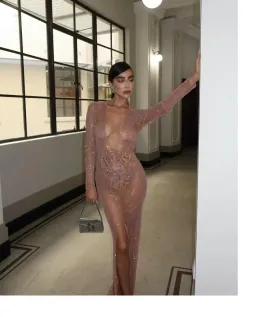 Santa Brands Sparkle Flower Maxi Dress Blush Size AU 6 for rent on The Volte - image 2