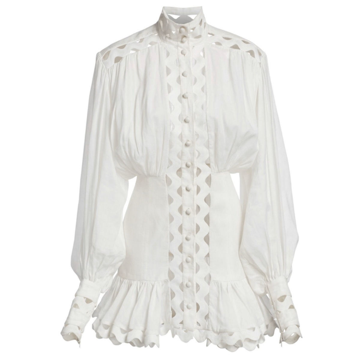 Love Labels - Turtleneck Cut Out Mini Dress - Image 2