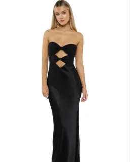 Bec & Bridge Halle Strapless Dress Black Size 6 for rent on The Volte - image 3