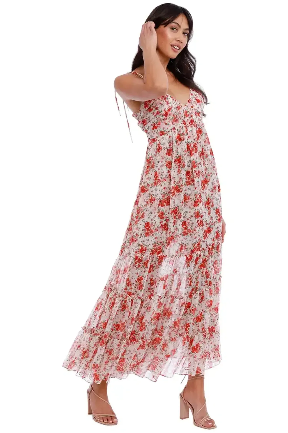 Misa LA Fallon Maxi Dress Floral Size 12 - Image 3