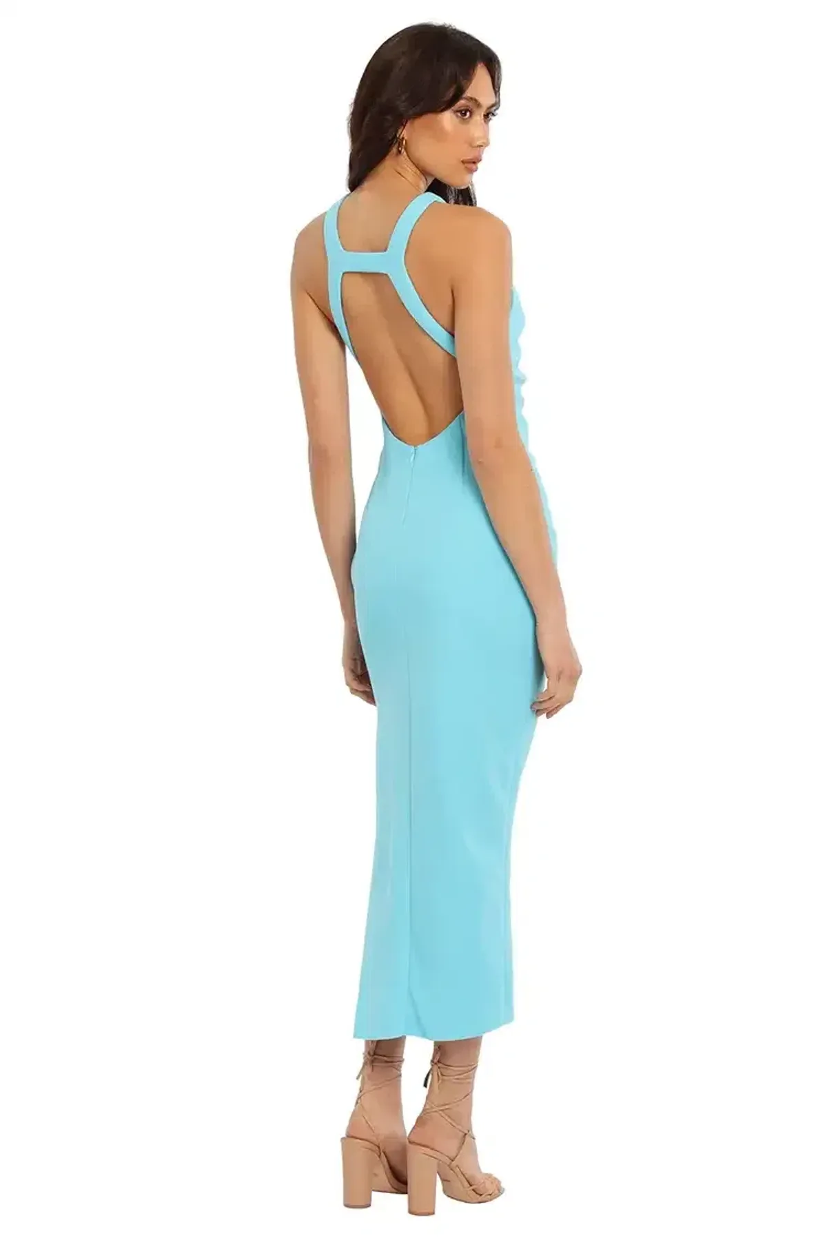 MISHA Marjorie Midi Dress Blue Size 14 - Image 3