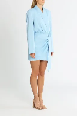 MISHA Azera Mini Dress Blue Bell Size 10/M for rent on The Volte - image 2