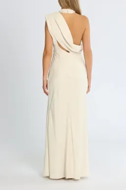 Misha Bella Gown in Ivory Size 8 for rent on The Volte - image 3