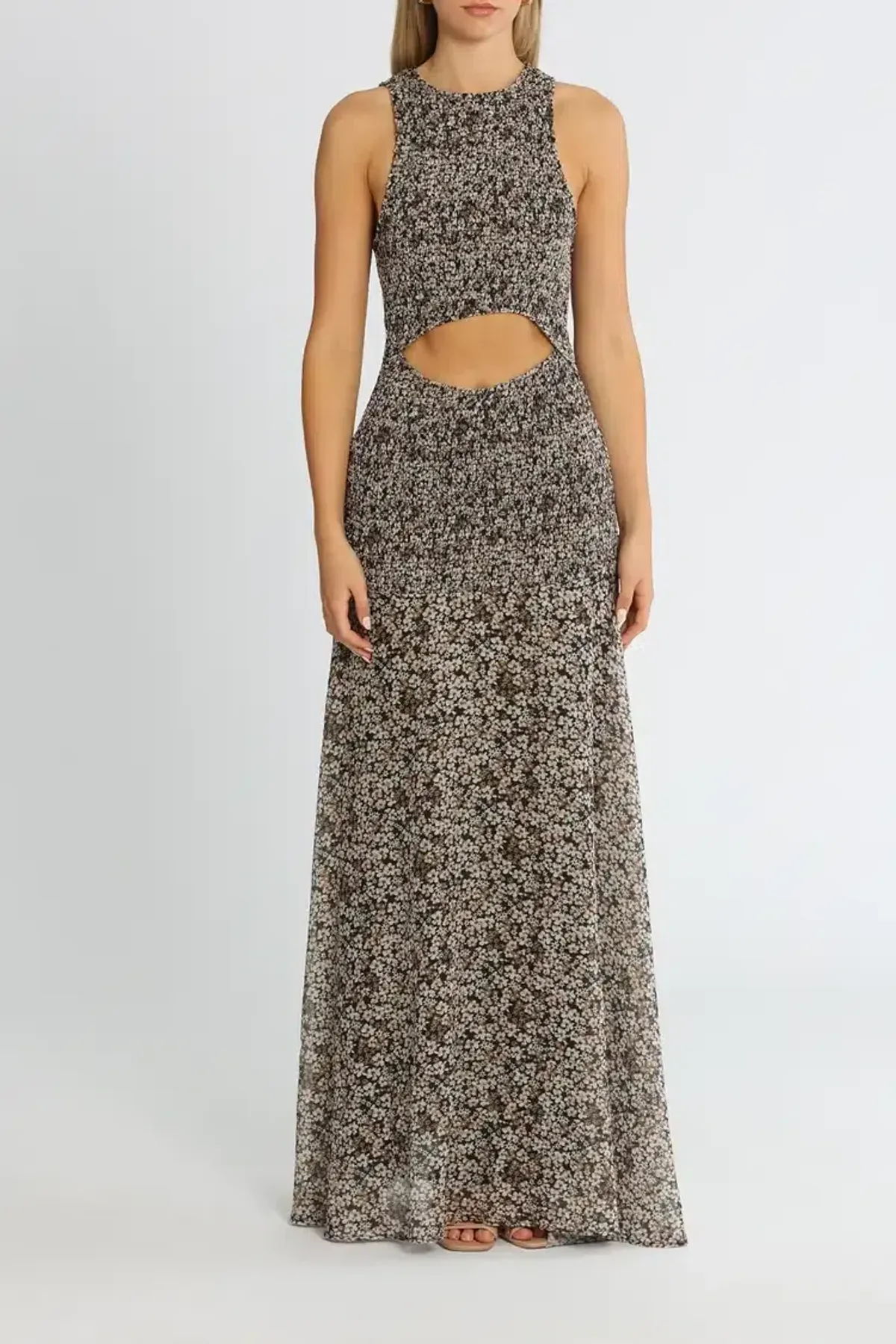 MISHA Hermione Maxi Dress Meadow Floral Size 10/M - Image 1