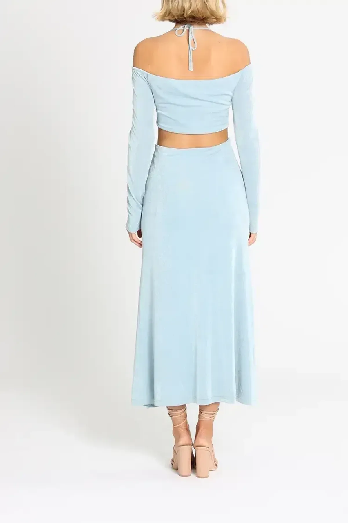 MISHA Straker Midi Dress Topaz Size 12 - Image 3