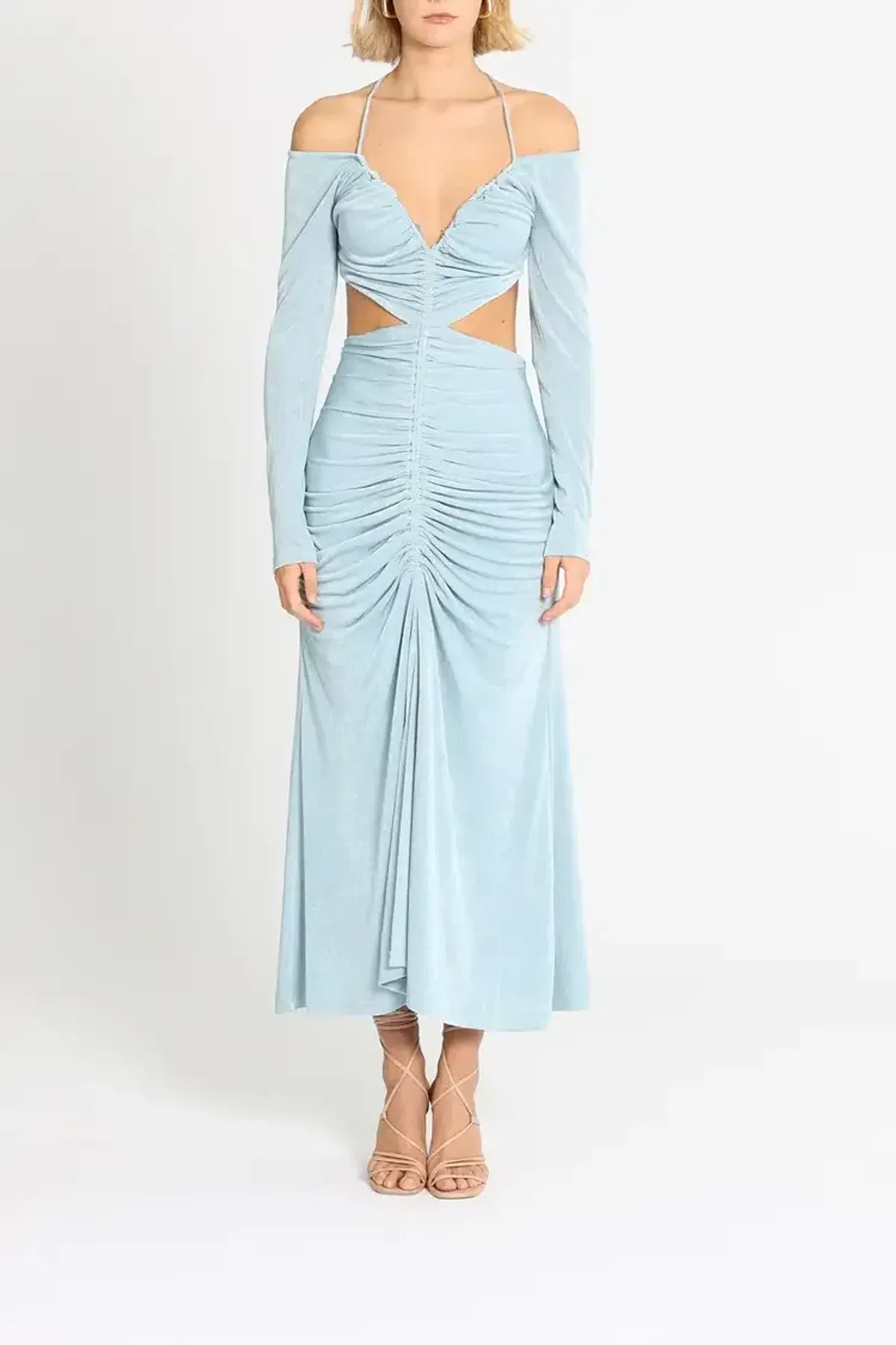 MISHA Straker Midi Dress Topaz Size 12 - Image 1