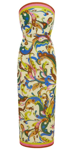 Alemais Ozma Bodice Midi Dress Multi Size 12 for rent on The Volte - image 4