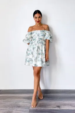 Lakeyo Navo Mini Dress Print Size S / AU 8 for rent on The Volte - image 2