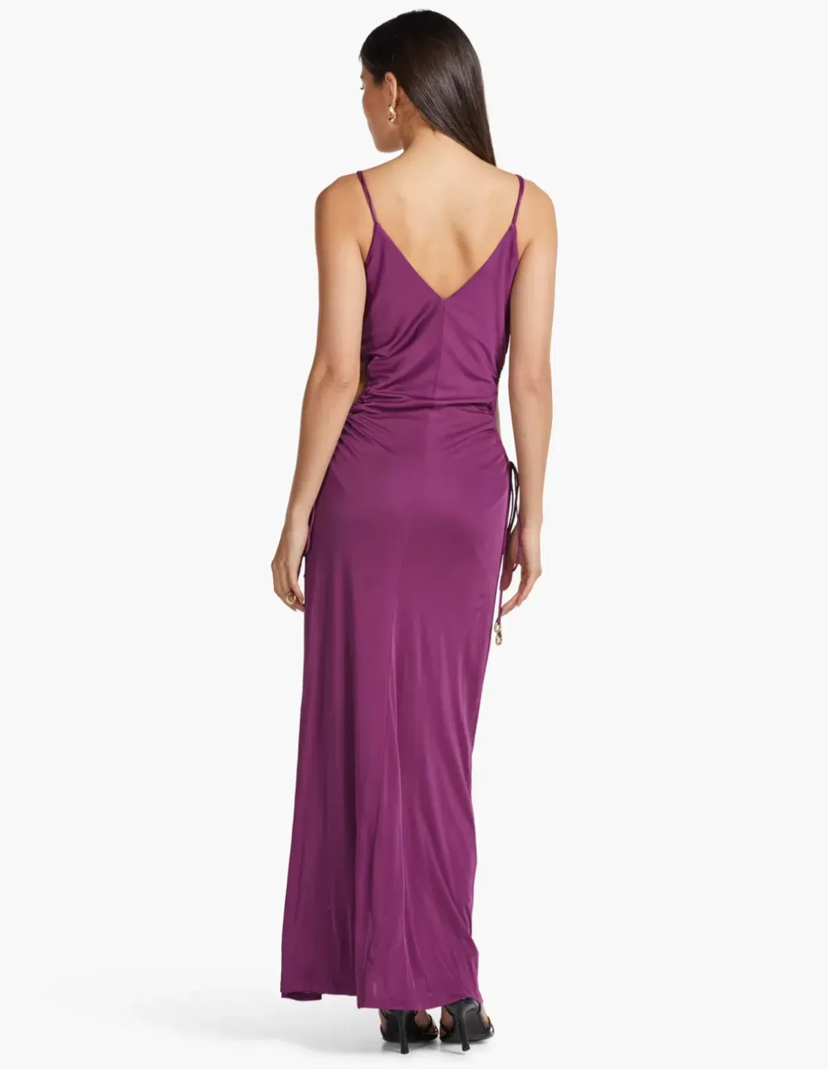 Manning Cartell Digital Love Chain Slip Maxi Dress in Orchid Purple Size AU 12 - Image 3