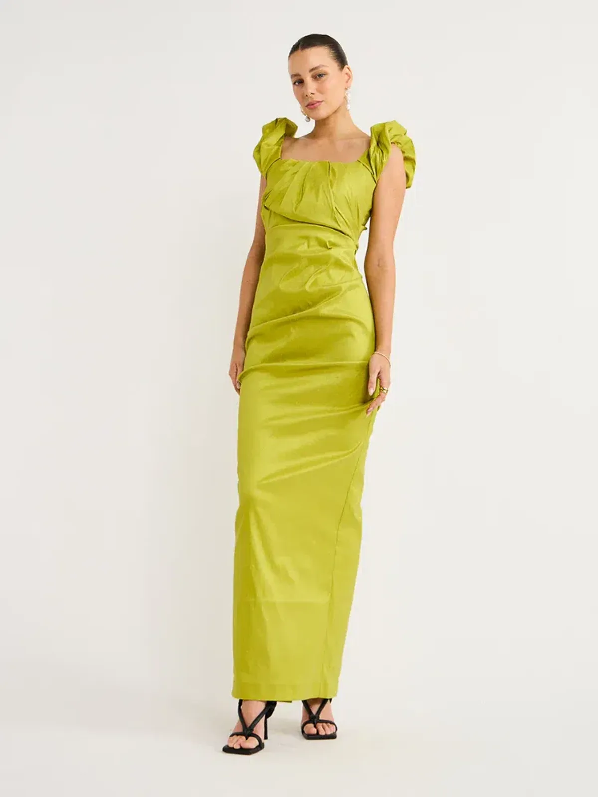 Rachel Gilbert Kalina Gown In Green Size AU 6 - Image 1