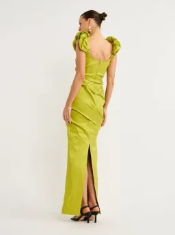 Rachel Gilbert Kalina Gown In Green Size AU 6 for rent on The Volte - image 6
