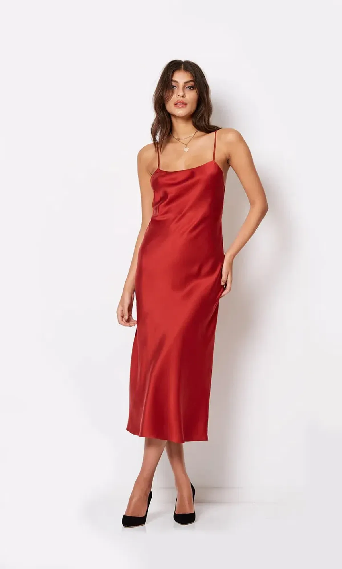 Bec & Bridge Girl Talk Slip Dress Crimson Size 4 - Image 1