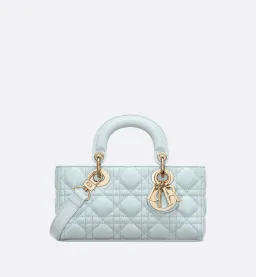 Dior Lady D-joy Micro Bag blue  for rent on The Volte - image 1