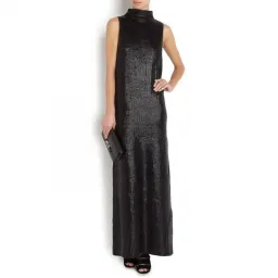 Sass & Bide Wintergate Pop Rocks Maxi Dress Black Size 8 for rent on The Volte - image 2