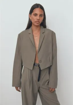 Viktoria & Woods Aerobic Blazer Grey Size 8 for rent on The Volte - image 2