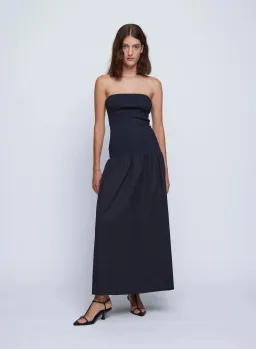 Anna Quan Amyra Strapless Dress Black Noir 8 for rent on The Volte - image 1