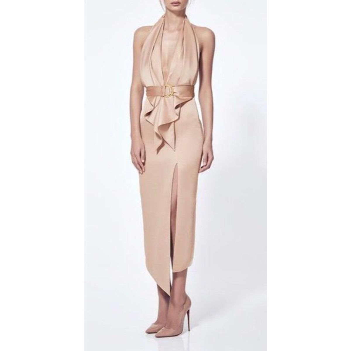 MISHA Carrie Dress Nude Size 6/XS - Image 2