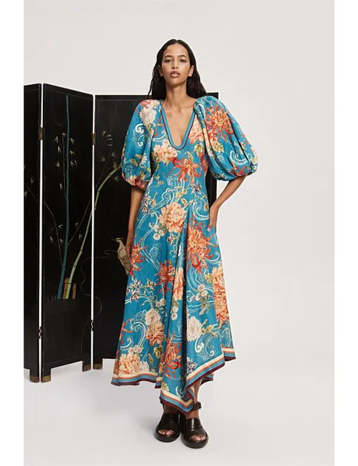 Alemais Fletcher Midi Dress Size 8 - Image 2