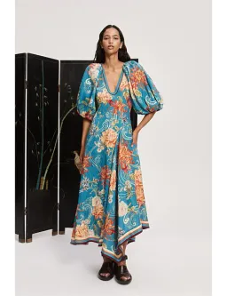 Alemais Fletcher Midi Dress Size 8 for rent on The Volte - image 2